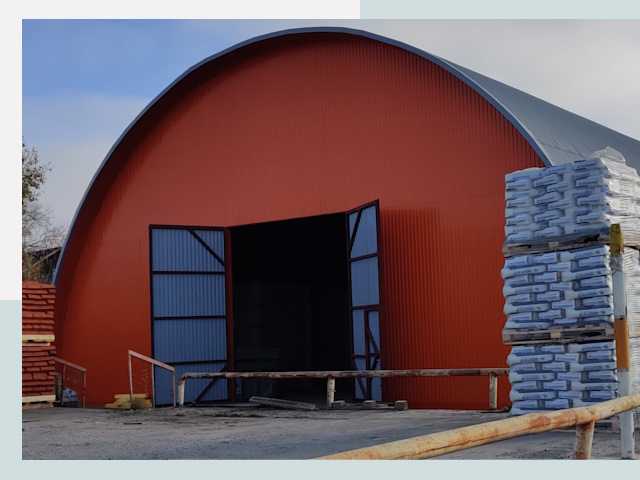 Полукруглые ангары по цене от 624 руб. в Ишим