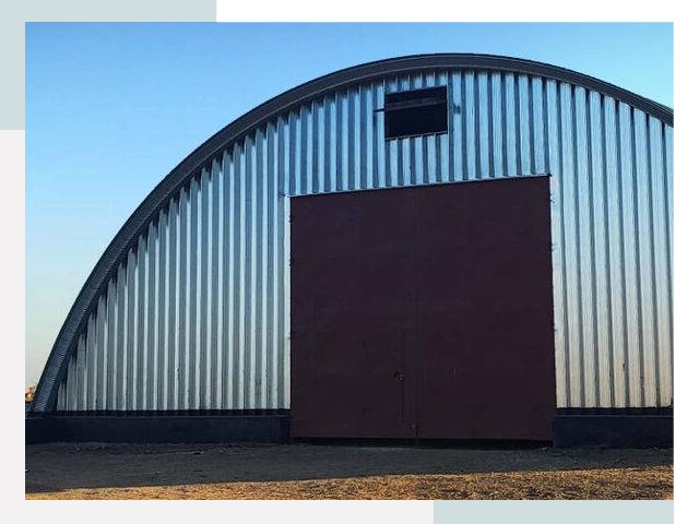 Бескаркасные ангары в Ишиме