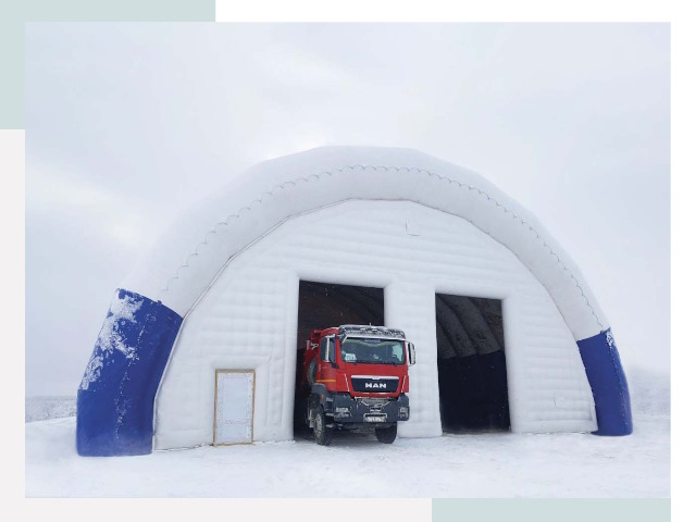 Мобильные ангары в Ишиме