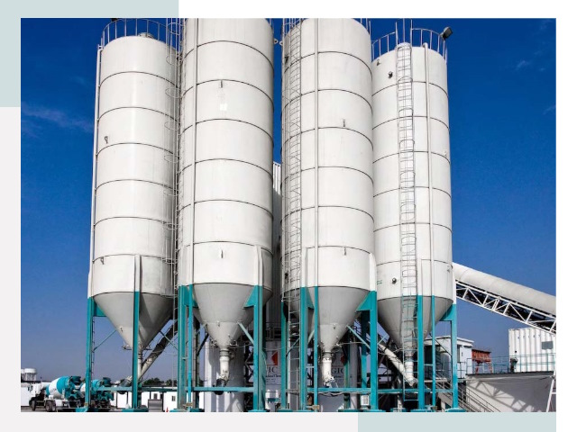Строительство цементных силосов в Ишиме