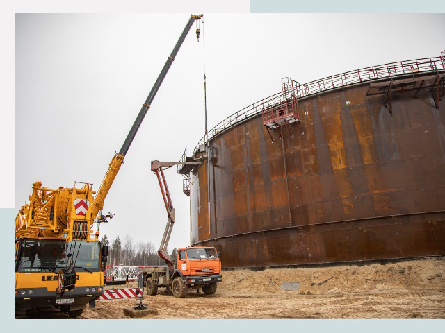 Монтаж резервуаров в Ишиме от 624 руб. за м³