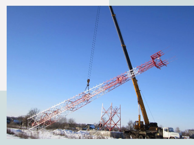 Строительство башен связи в Ишиме от 624 руб.