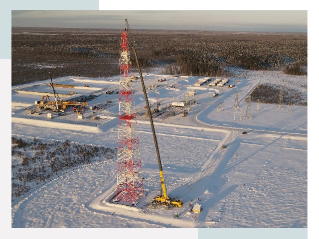 Мачты связи в Ишиме