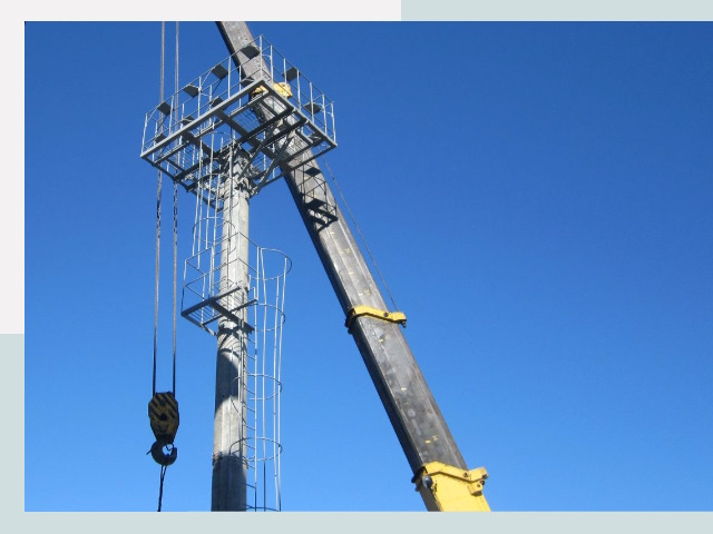 Монтаж осветительных мачт в Ишим от 624 руб.