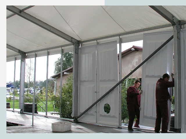 Быстро сборные шатры в Ишим от 624 руб. за м²