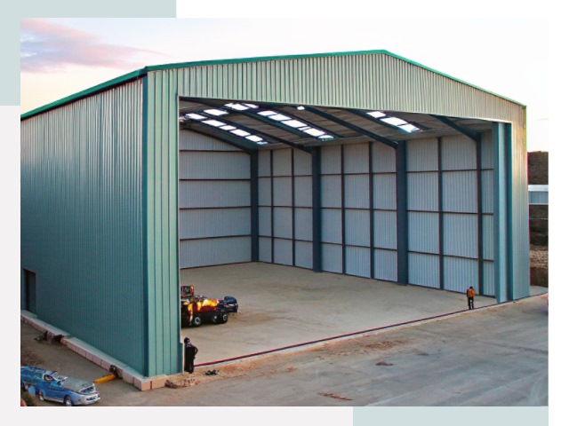 Строительство ангаров в Ишиме